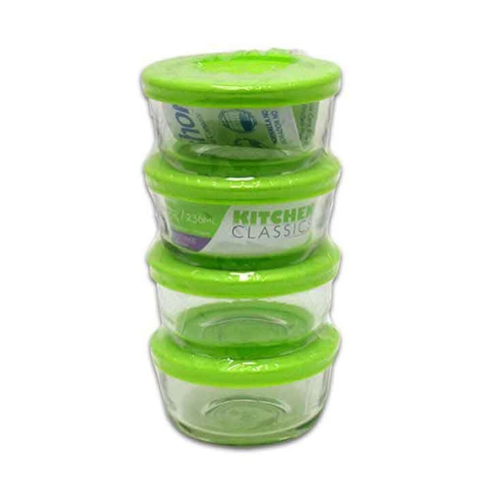 image of 1-cup Glass Storage Containers, 8 piece
