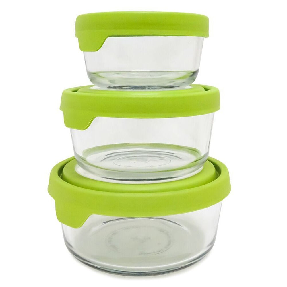 image of Clear Food Storage Set, 3 pk