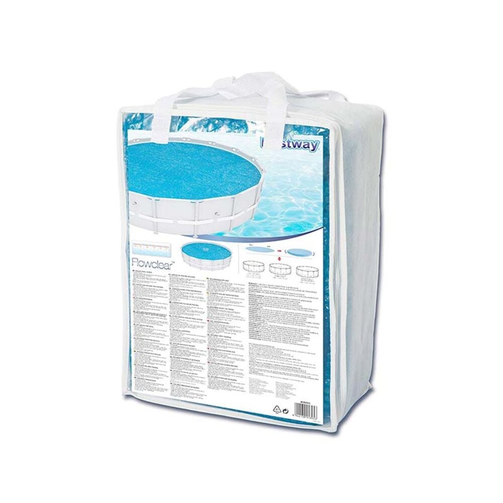 image of 15-ft Round Above Ground Solar Pool Cover