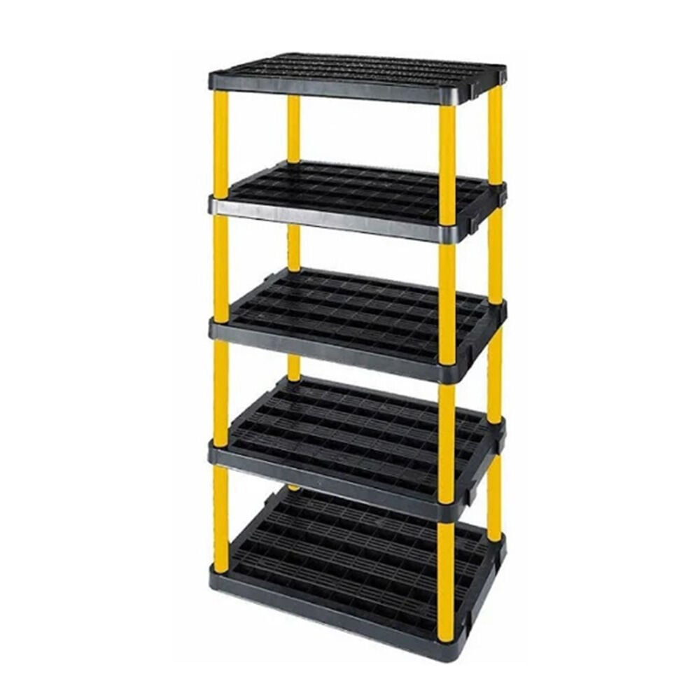 image of Black Plastic Extra-Large Premium Duty Ventilated Shelving
