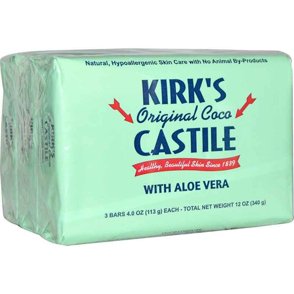 image of Original Coco Castille Aloe Vera Bar Soap, 3 count