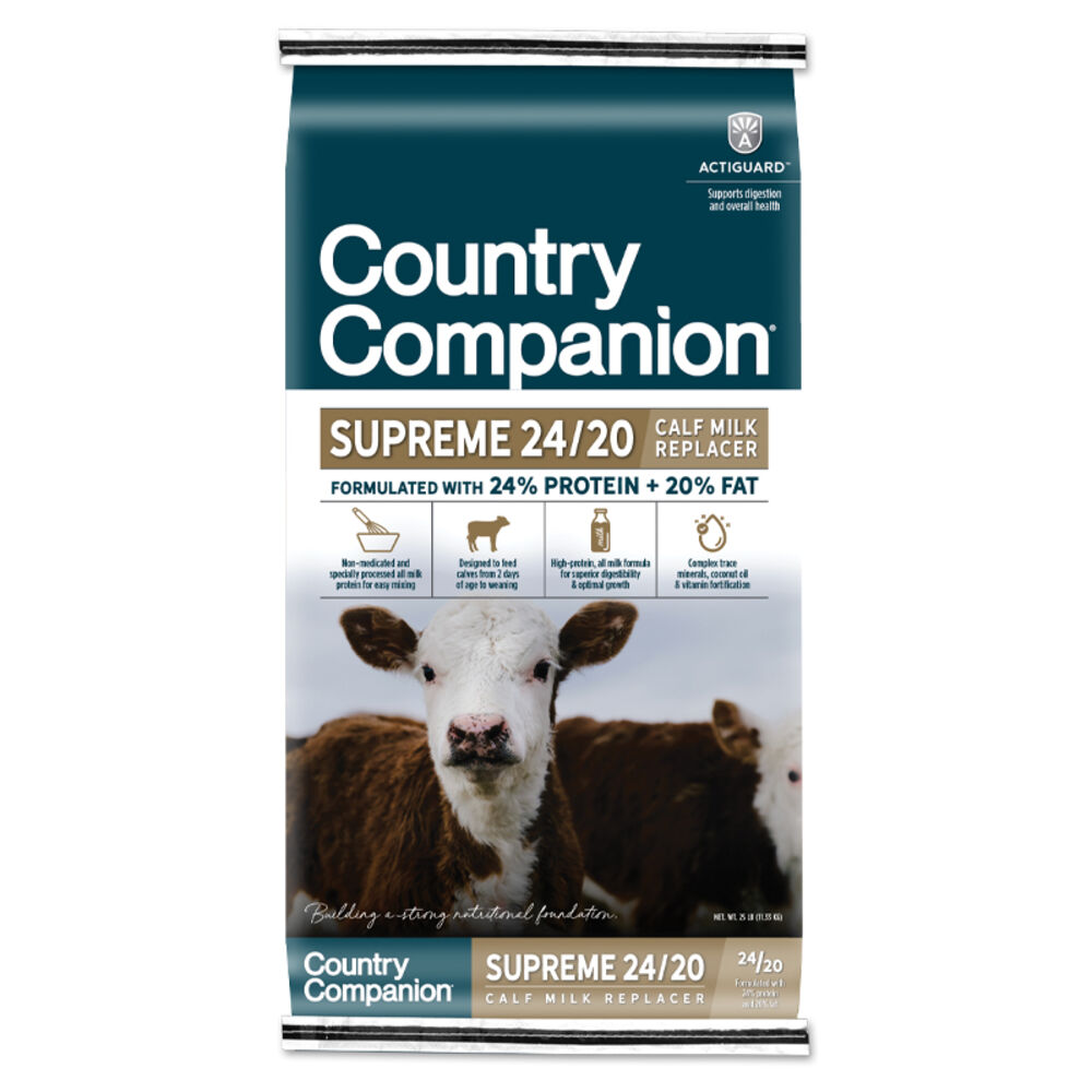 image of Calf Milk Replacer, Supreme 24/20, 25 Lb