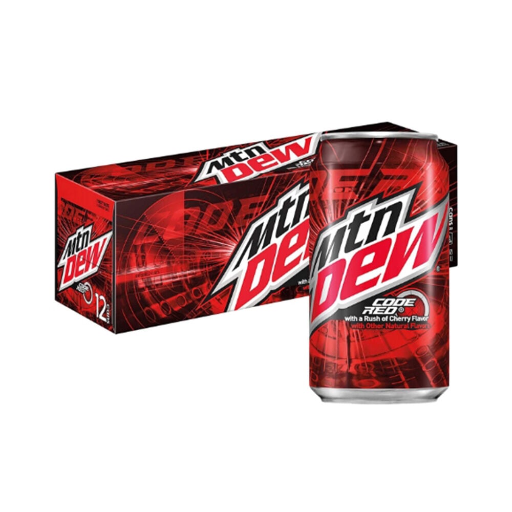 image of Code Red Soda 12 oz, 12 pk