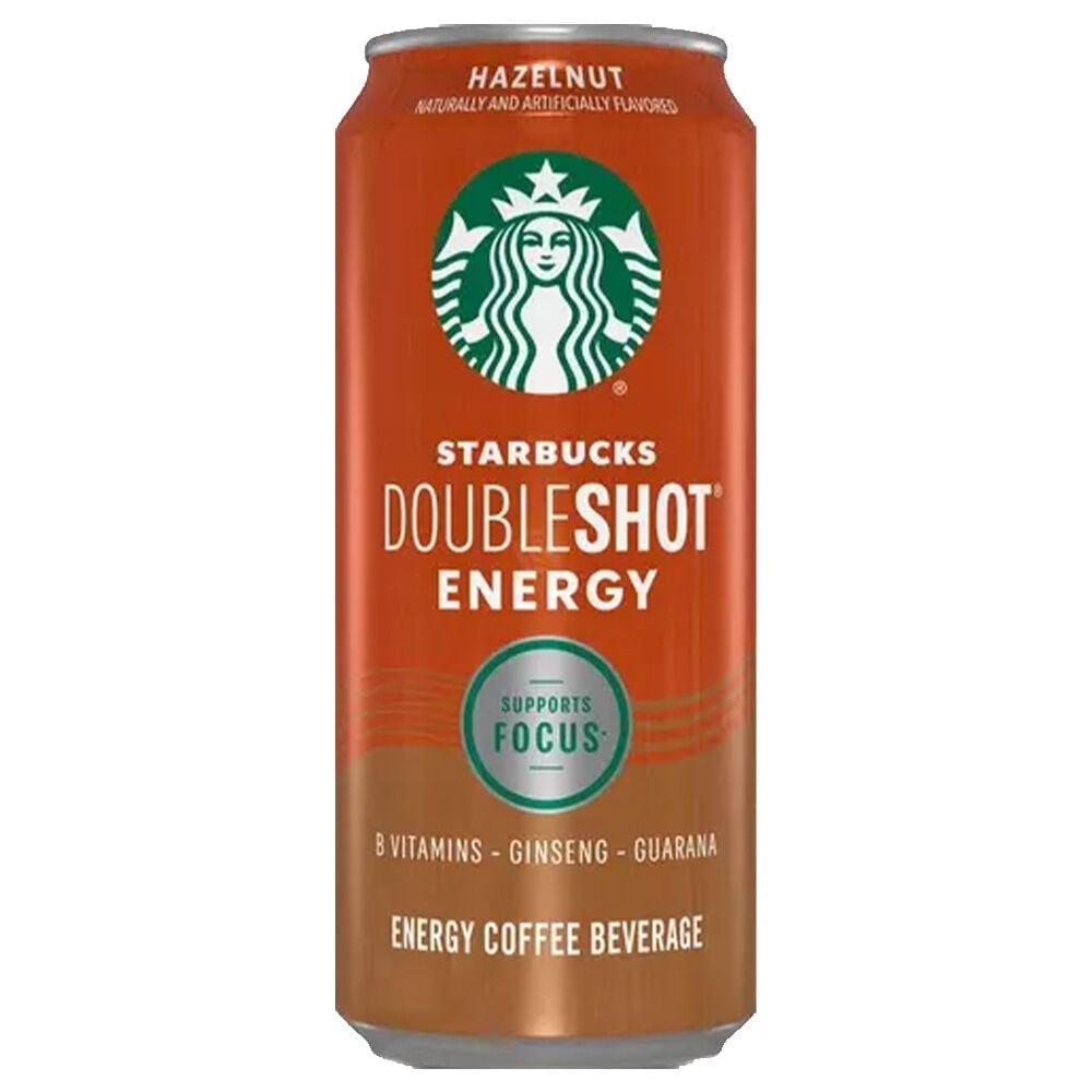 image of Starbucks Doubleshot Coffee Drink- Hazelnut, 15 oz