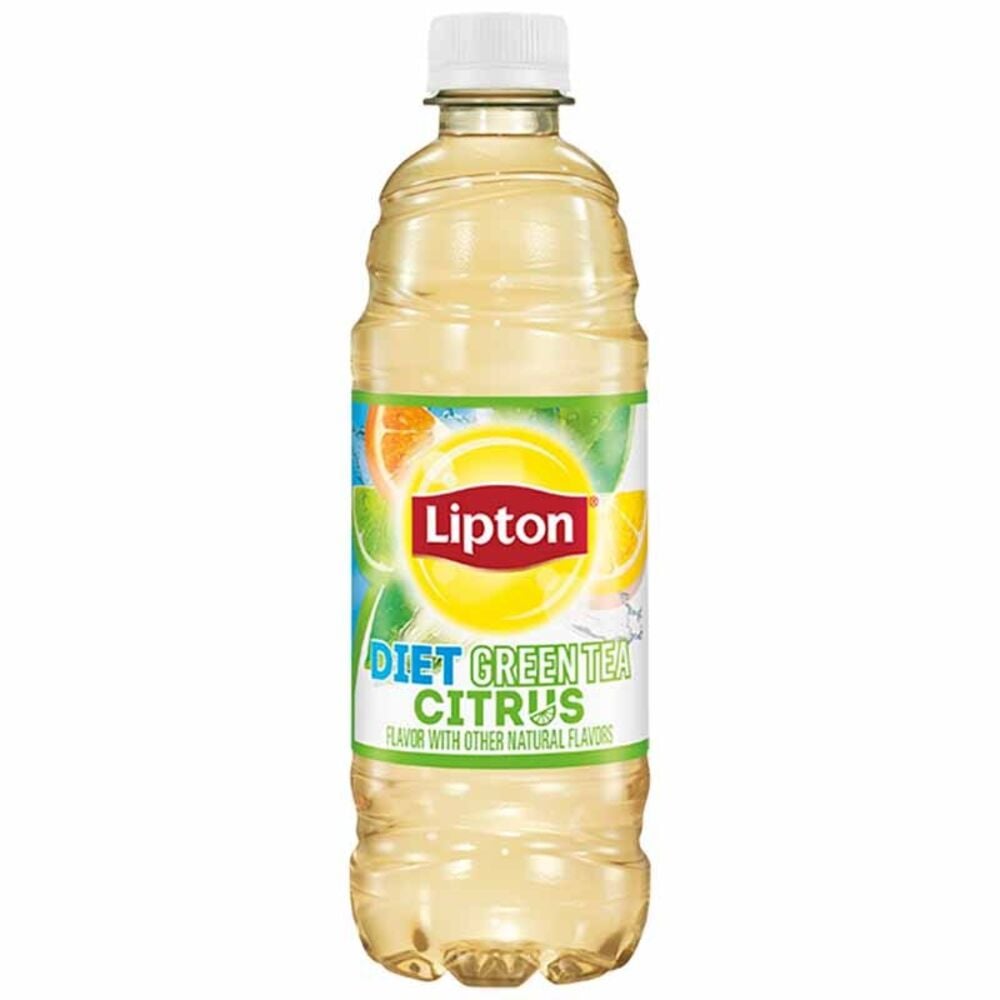 image of Diet Citrus Green Tea 16.9 oz Bottle, 12 pack