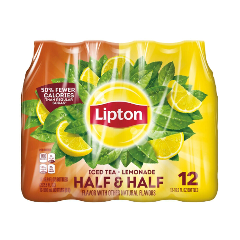 image of Iced Tea & Lemonade Half & Half 16.9 oz Bottle, 12 pack