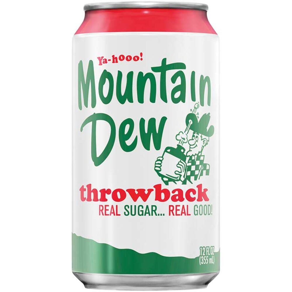 image of Throw Back Soda 12 oz Can, 12 pack
