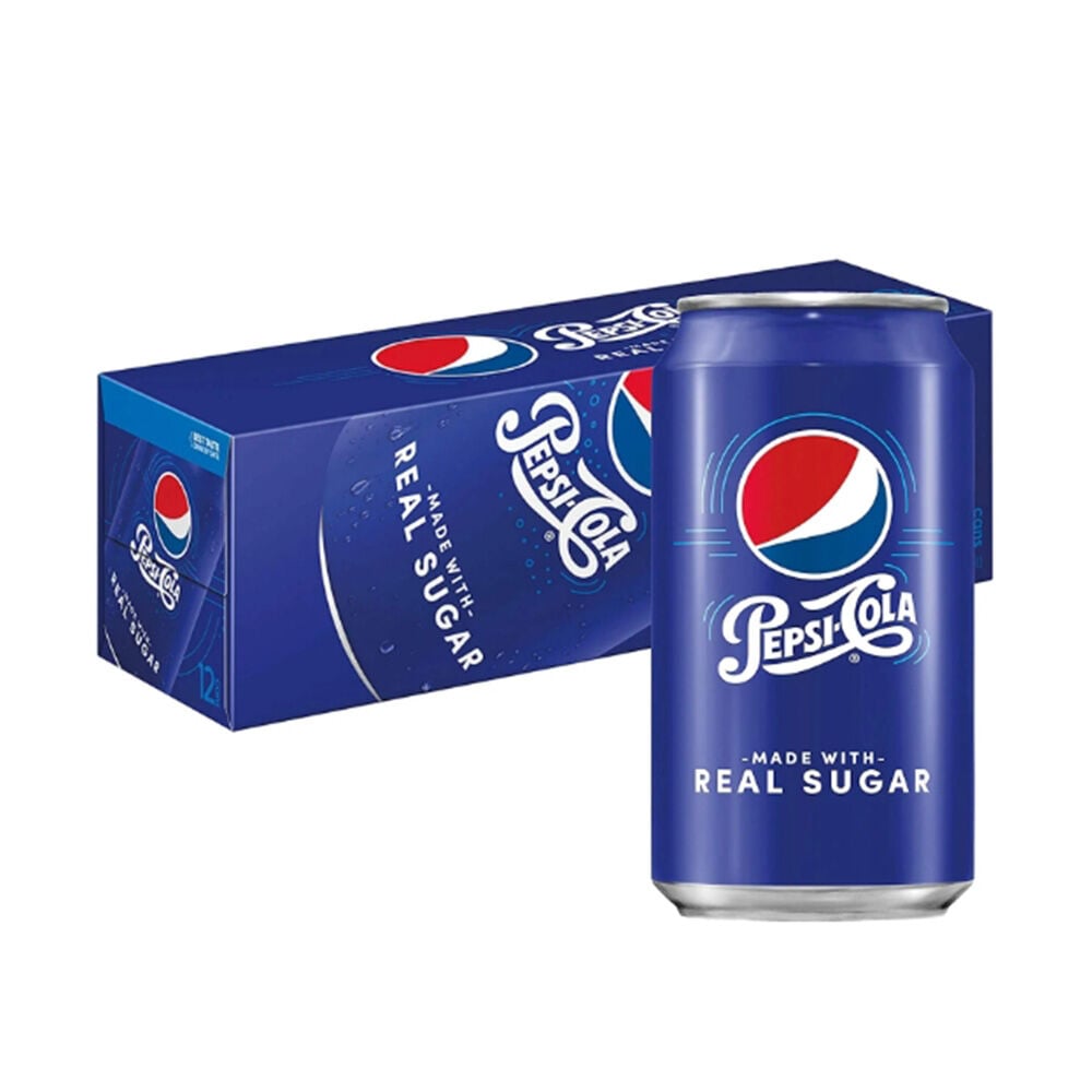 image of Real Sugar Soda 12 oz, 12 pack