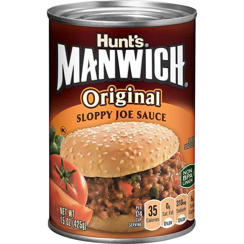 image of Manwhich Original Sloppy Joe Sauce, 15 oz