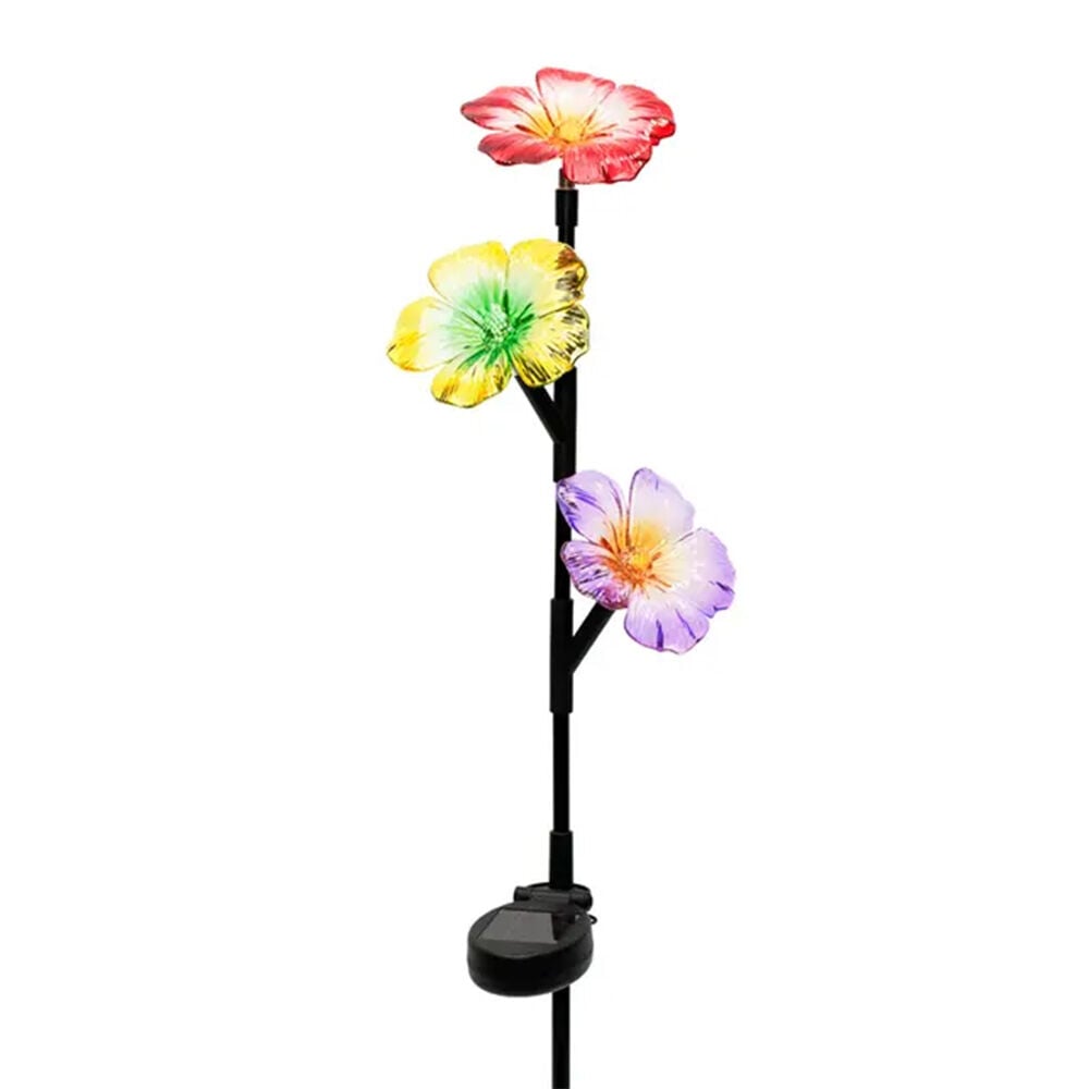 image of 32 in Garden Decor- Solar Stake, Exotic Flower