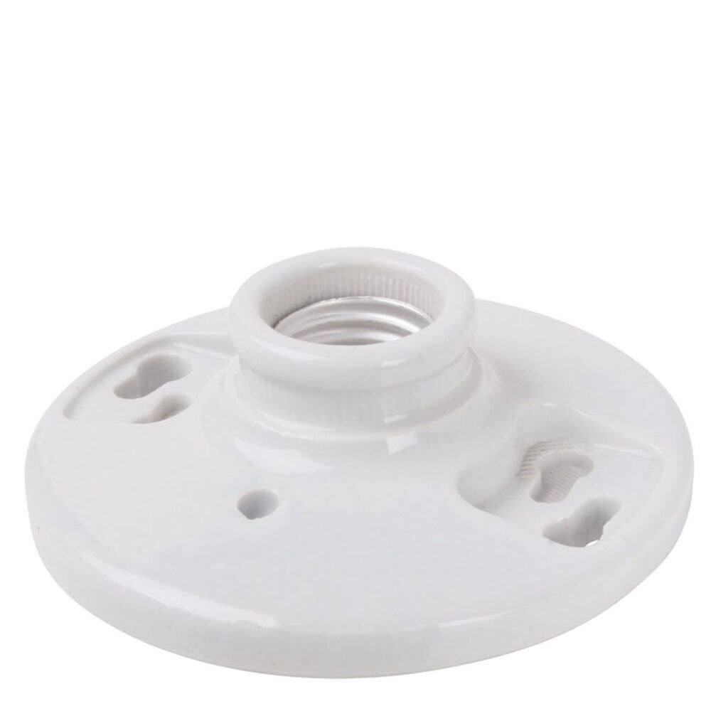 image of Porcelain Keyless Lamp Holder, Easy Installation