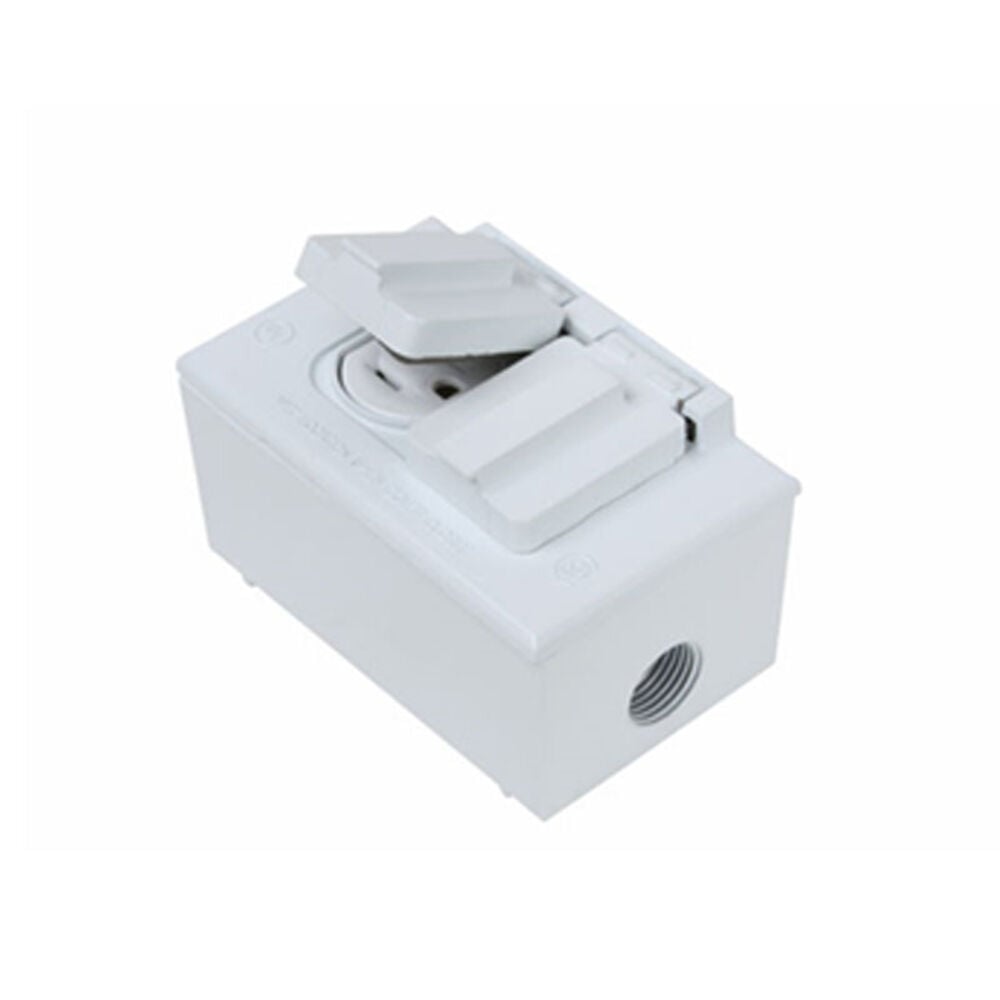 image of Weatherproof Outlet Kit White