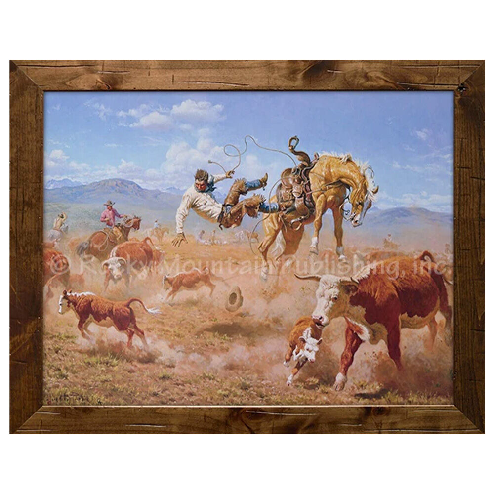 image of 10 x 8 Canvas Wall Art- Stuff Happens by Clark Kelley Price 