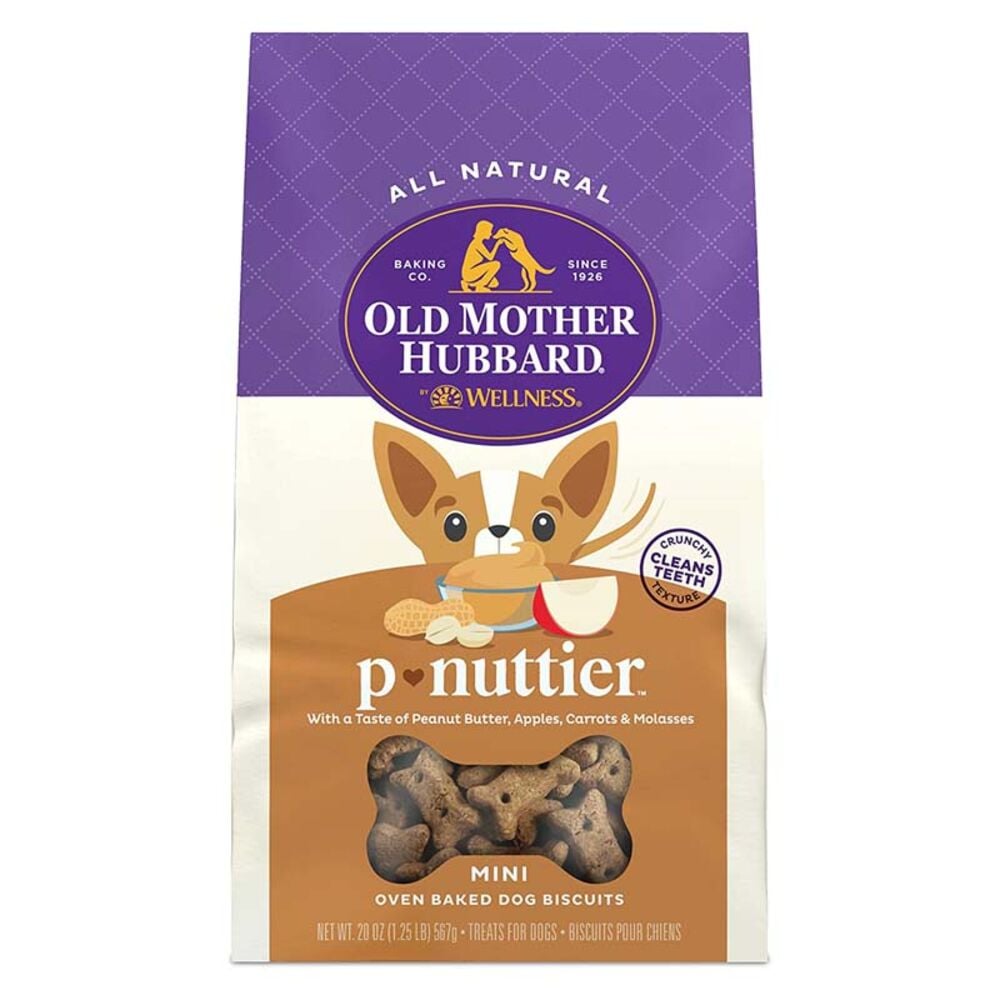 image of Old Mother Hubbard Dog Biscuits- P-Nuttier, Mini, 20 oz.