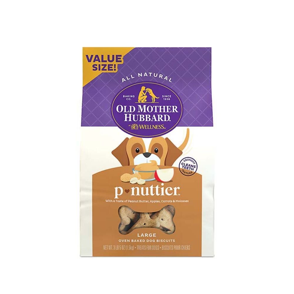image of Old Mother Hubbard Dog Biscuits- P-Nuttier, Large, 3.5 lb.