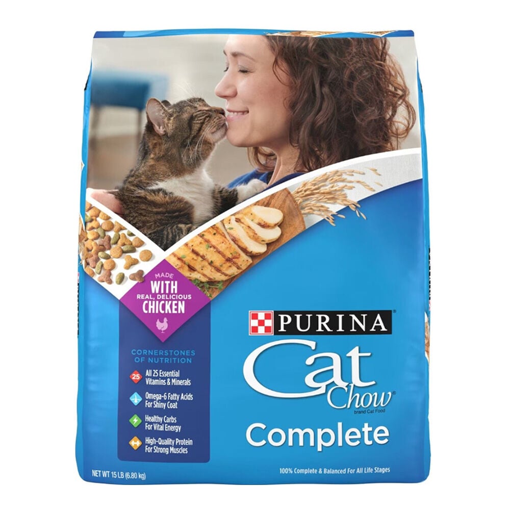 image of Cat Chow Dry Cat Food- Complete, 15 lb