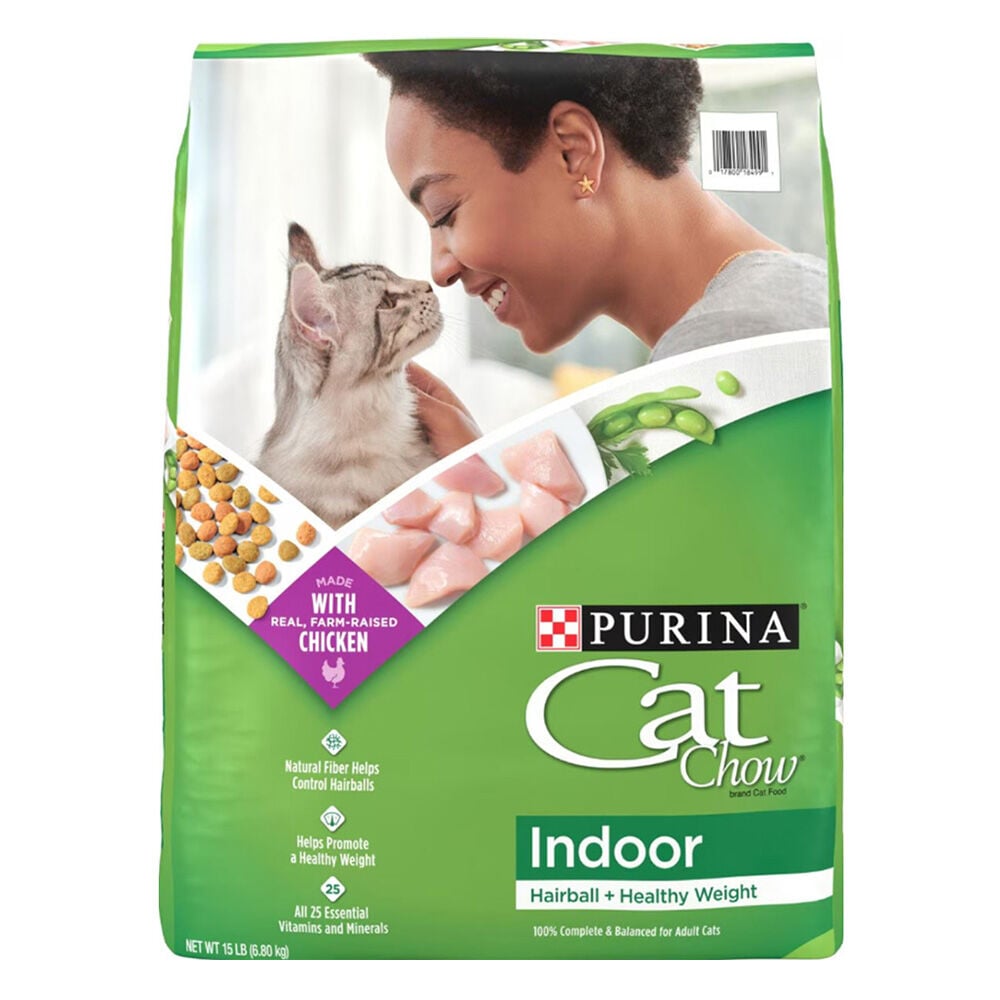 image of Cat Chow Dry Cat Food- Indoor, 15 lb