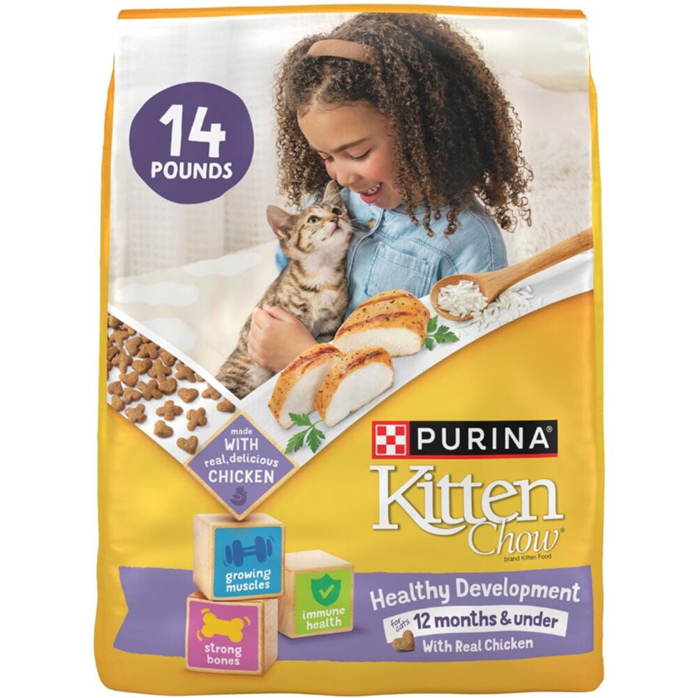 image of Kitten Chow Dry Kitten Food, 14 lb
