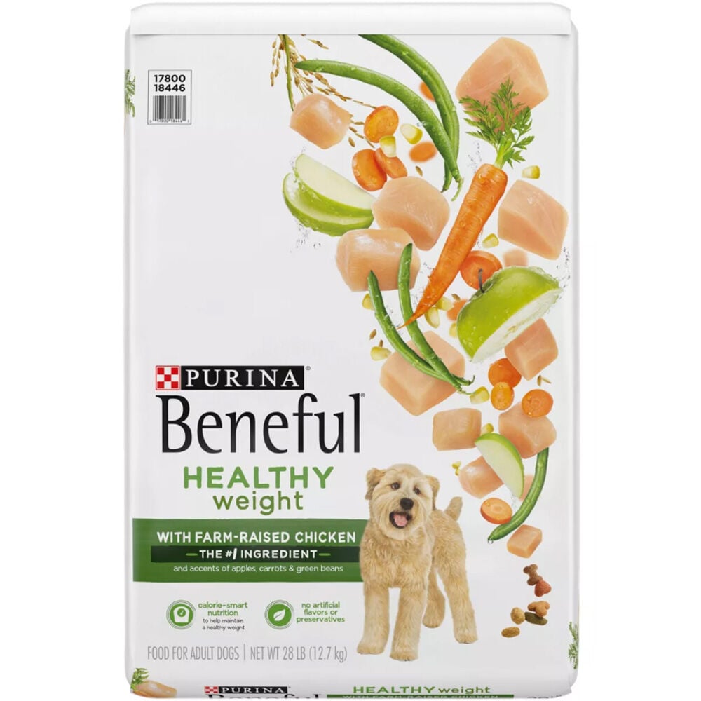 image of Beneful Dry Dog Food- Healthy Weight, Chicken, 28 lb