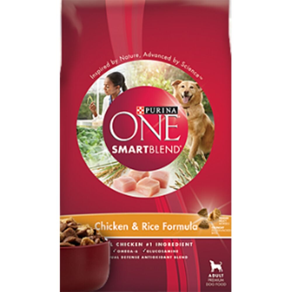 image of Purina One Dry Dog Food- Chicken and Rice, 31.1 lb