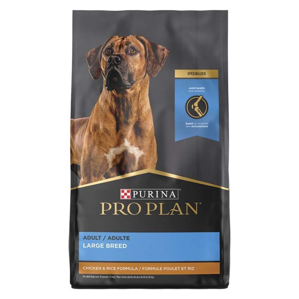 image of Pro Plan Dry Dog Food- Large Breed, Chicken and Rice, 30 lb