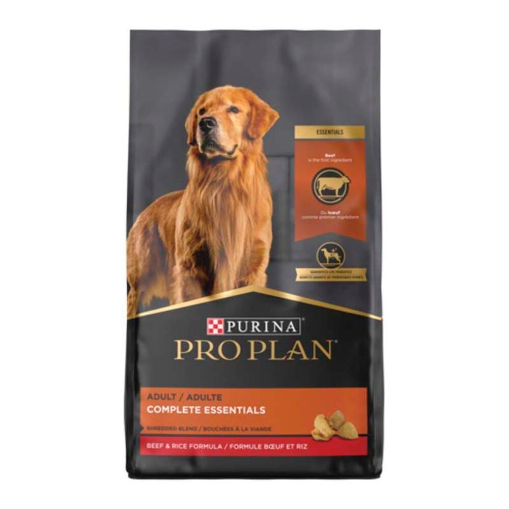 image of Pro Plan Dry Dog Food- Shredded Beef and Rice, 35 lb