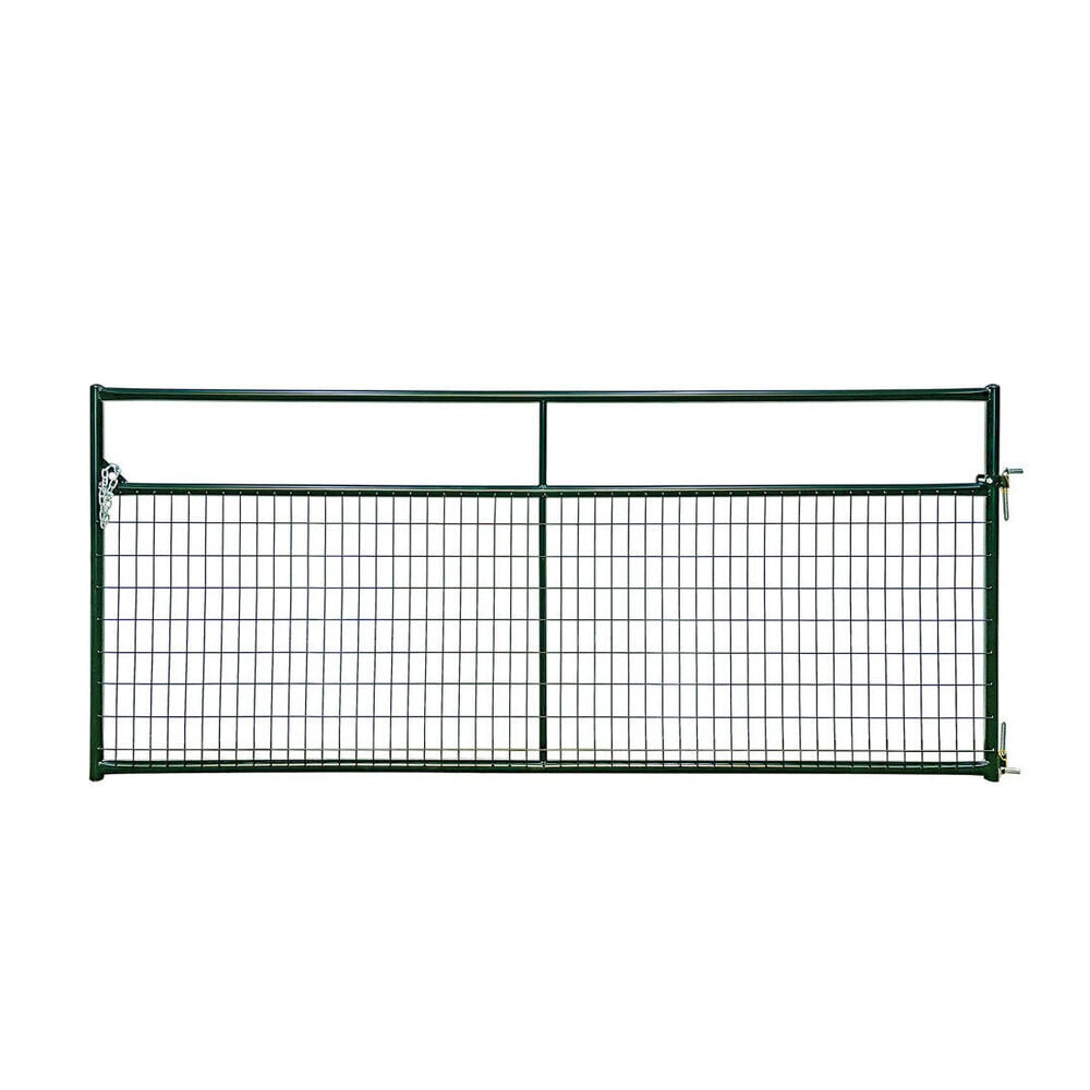image of Green Wire Filled Economy Gate, 4 ft 