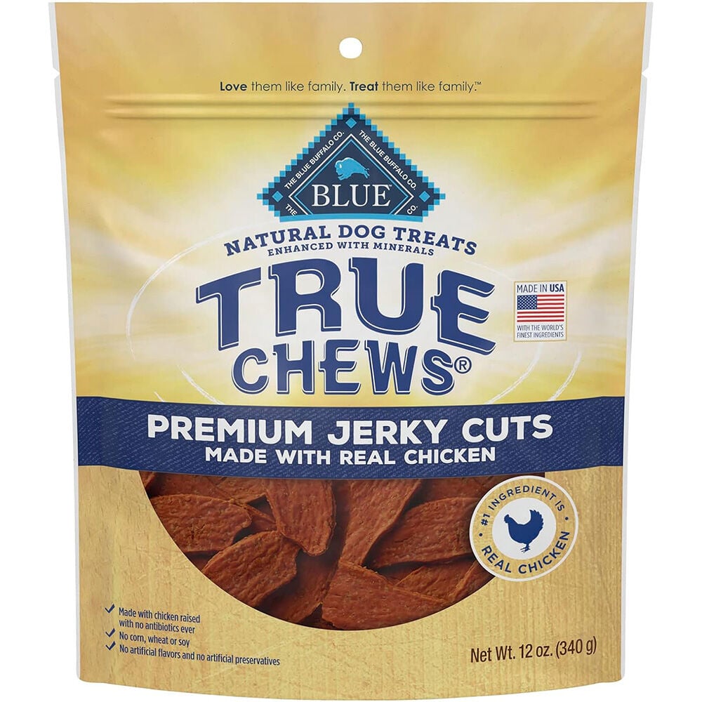 image of Real Chicken Jerky Dog Treats, 12 oz