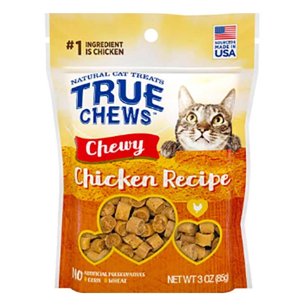 image of Cat Treats- True Chews Chewy Chicken, 3 oz