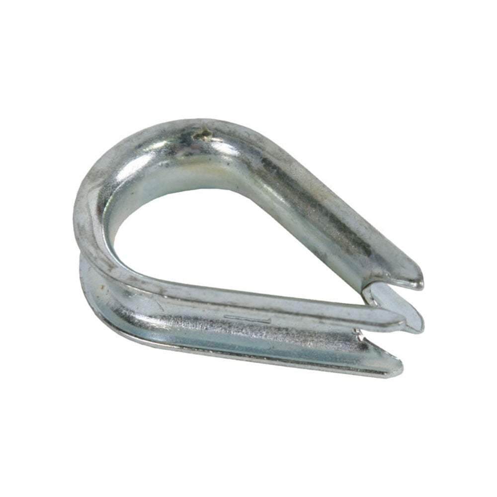 image of Inc Wire Rope Thimble, 1/4-Inch - Zinc Plated (2 Pack)