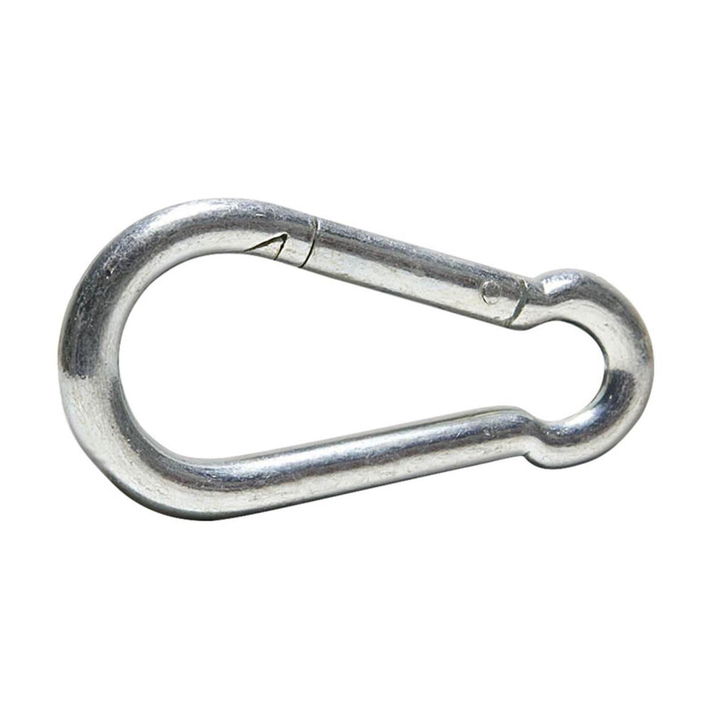 image of Zinc Plated Rigid Round Eye Spring Snap, 5/16-inch Eye Diameter