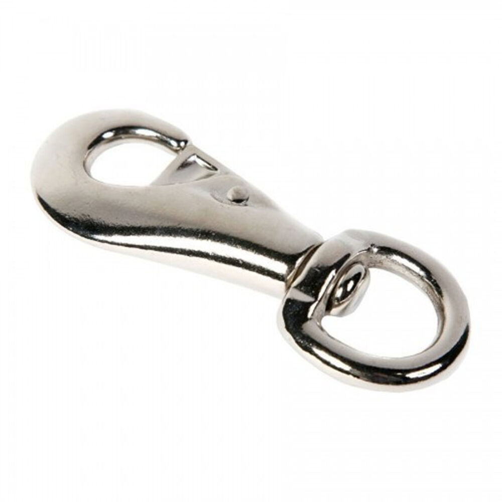 image of 3142m Zinc Plated Tie Snap, Swivel Round Eye, 7/8 in