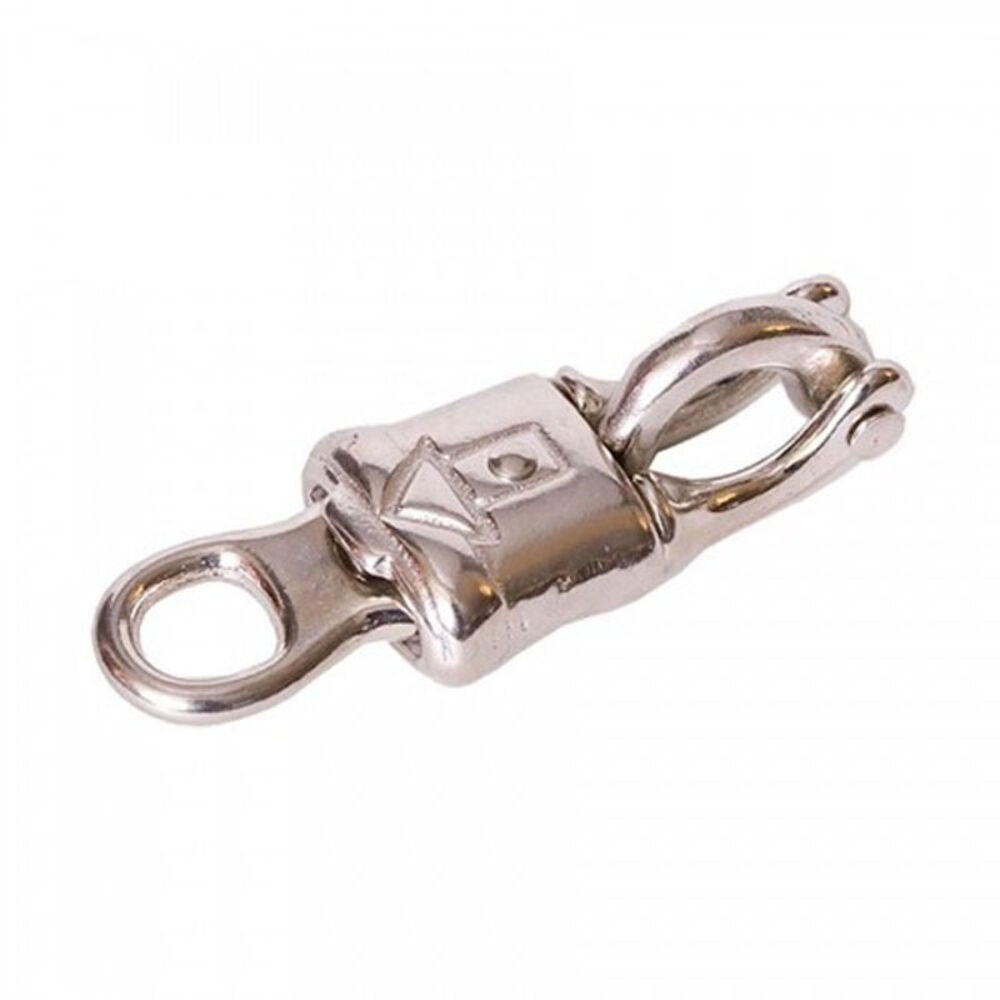 image of 1001m Zinc Plated Panic Snap, Rigid Round Eye, 1/2 in Eye