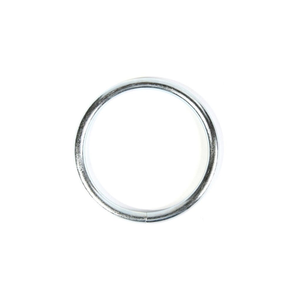image of Welded Ring, 0.22-Inch Thickness, 1-1/2-Inch Inner Diameter, Zinc Plated Finish, 2-Piece