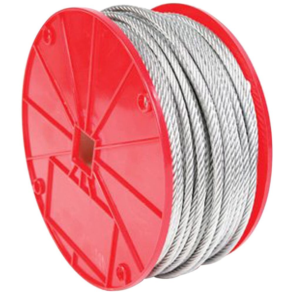 image of 7 x 19 Galvanized Cable, 5/16-Inch by 500-Feet (Sold By the Foot)