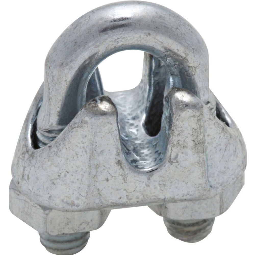image of Zinc Plated Wire Cable Clamp 1/8 in