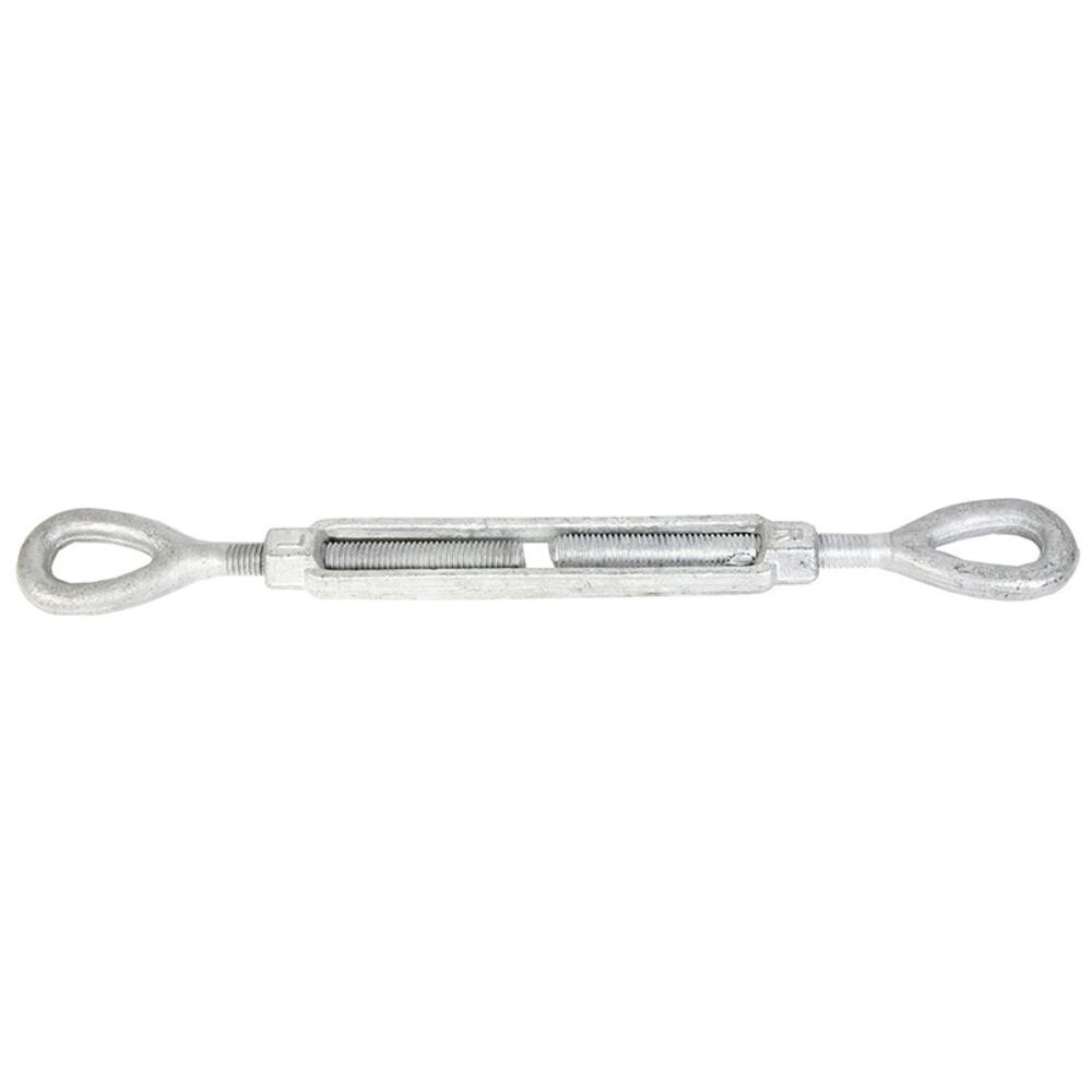 image of Galvanized Forged Turnbuckle, 5/8 in x 12 in Hook and Eye