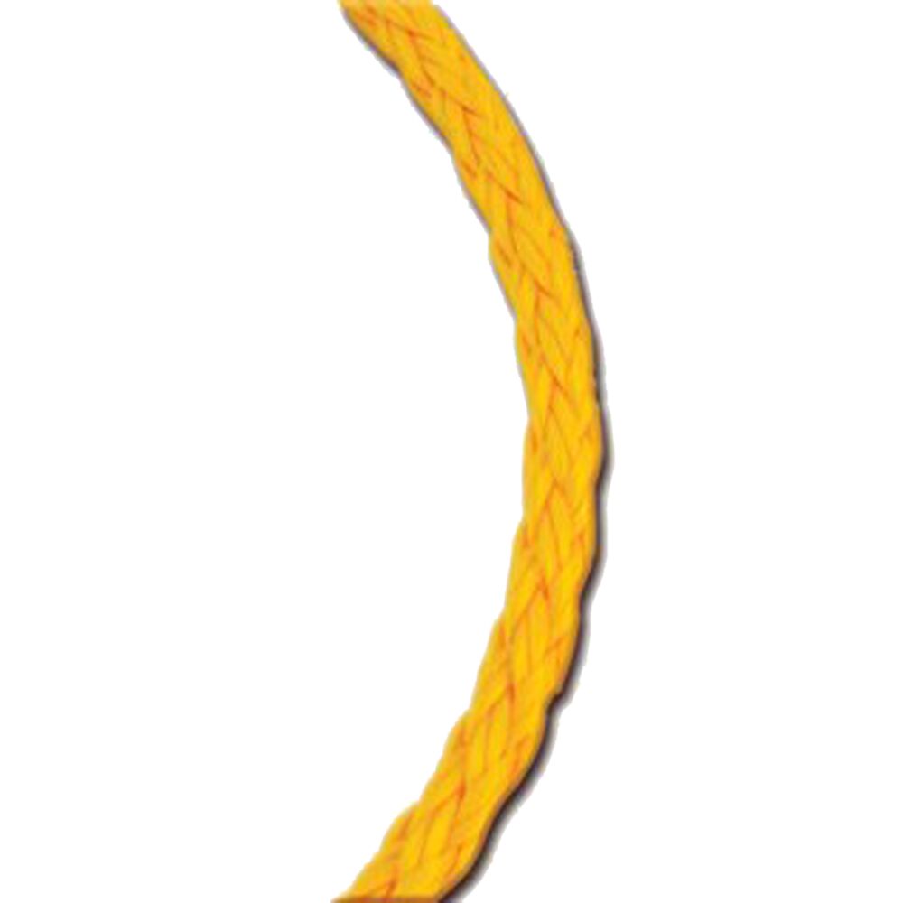 image of Rope, Heavy Braided Poly, Yellow, 1/2 in, (Sold By the Foot)