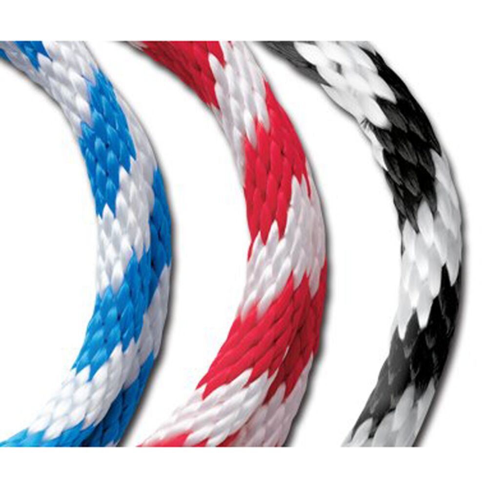 image of Rope, Single Braided Poly, Blue/White, 5/8 in, (Sold By the Foot)