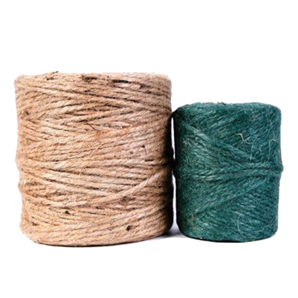 image of Rope, Jute Twine, Green, 3 Ply, 200 ft