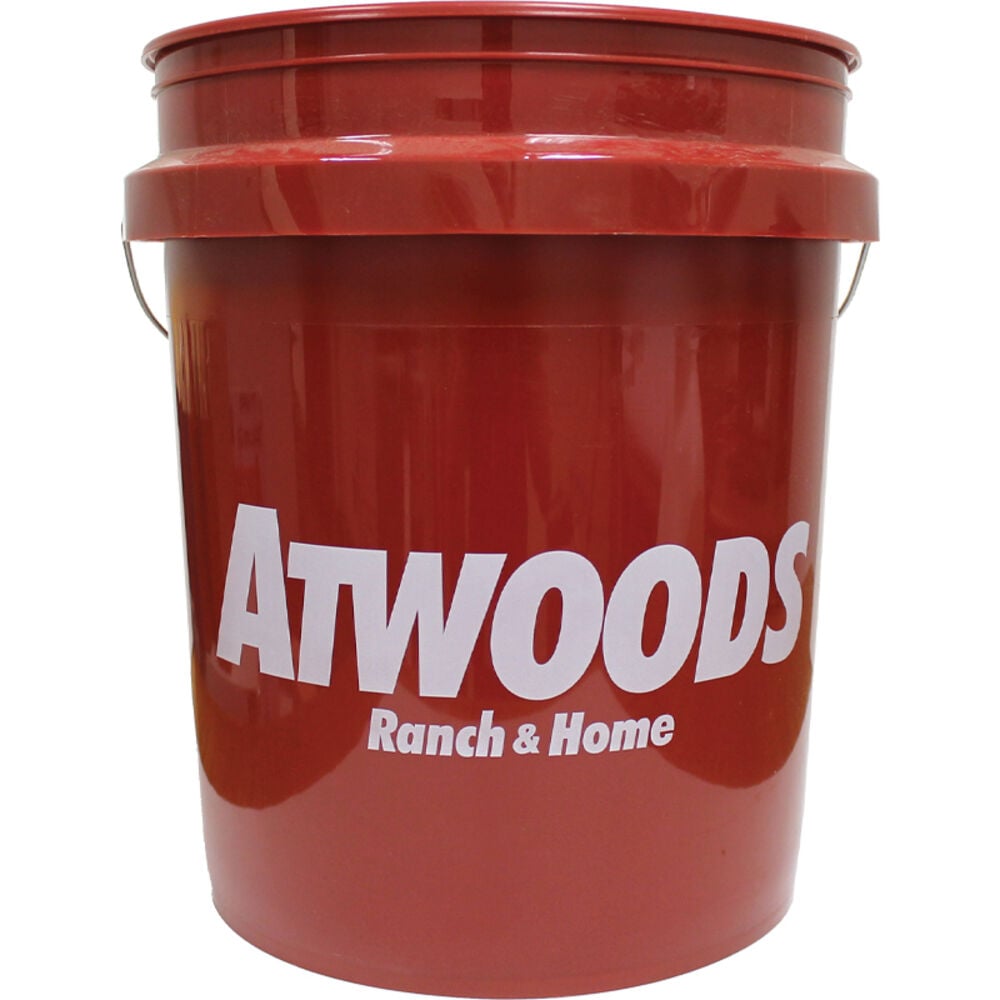 image of Bucket, Red, 5 gallon