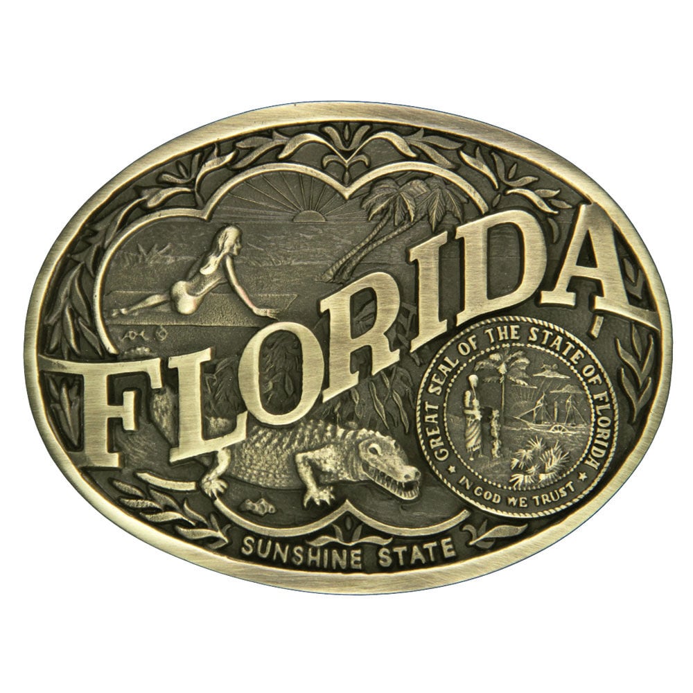 image of Florida State Heritage Attitude Buckle
