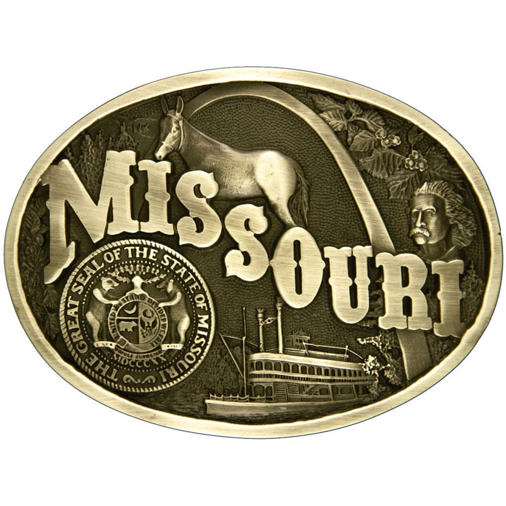 image of Missouri State Heritage Attitude Buckle
