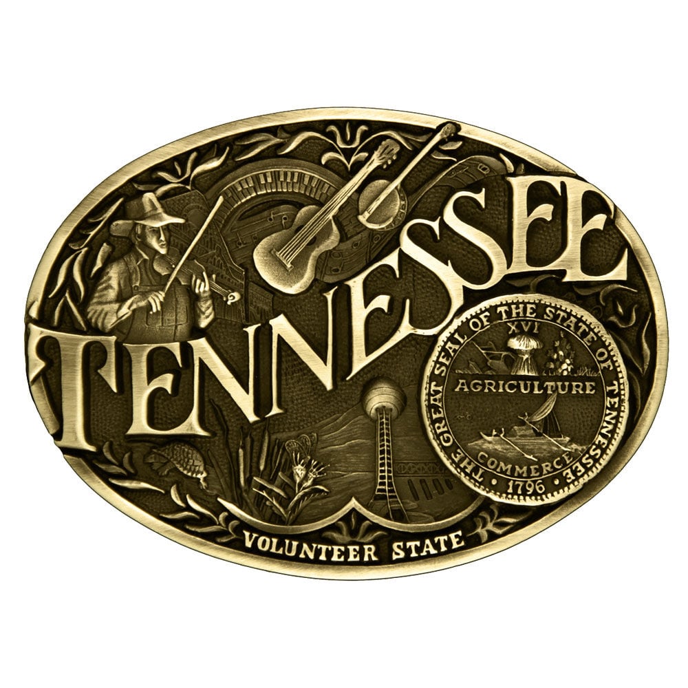 image of Tennessee State Heritage Attitude Buckle