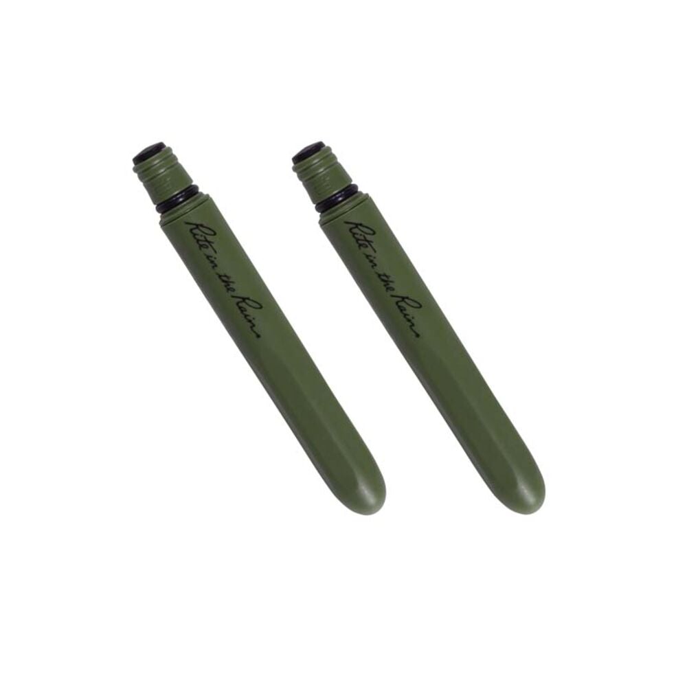 image of All-Weather EDC Fine Point Pen- Olive Drab Pokka, Black 0.8mm Ink, 2 pk