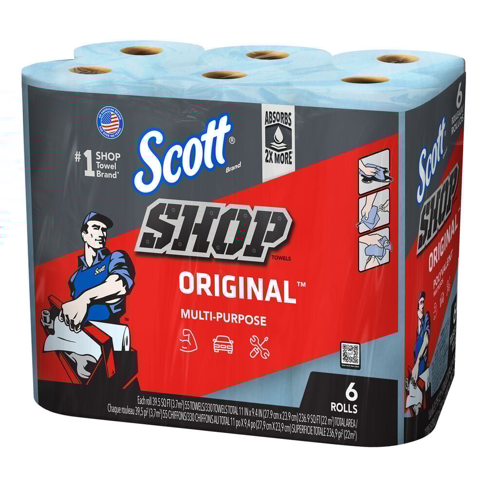 image of Original Shop Towels, 6 Roll Pack, Packaging May Vary