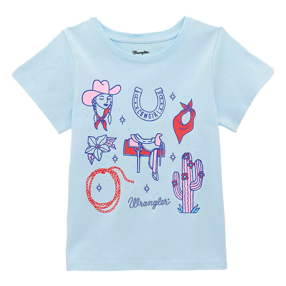 image of Girls' Cowgirl Icons Graphic Short Sleeve Shirt