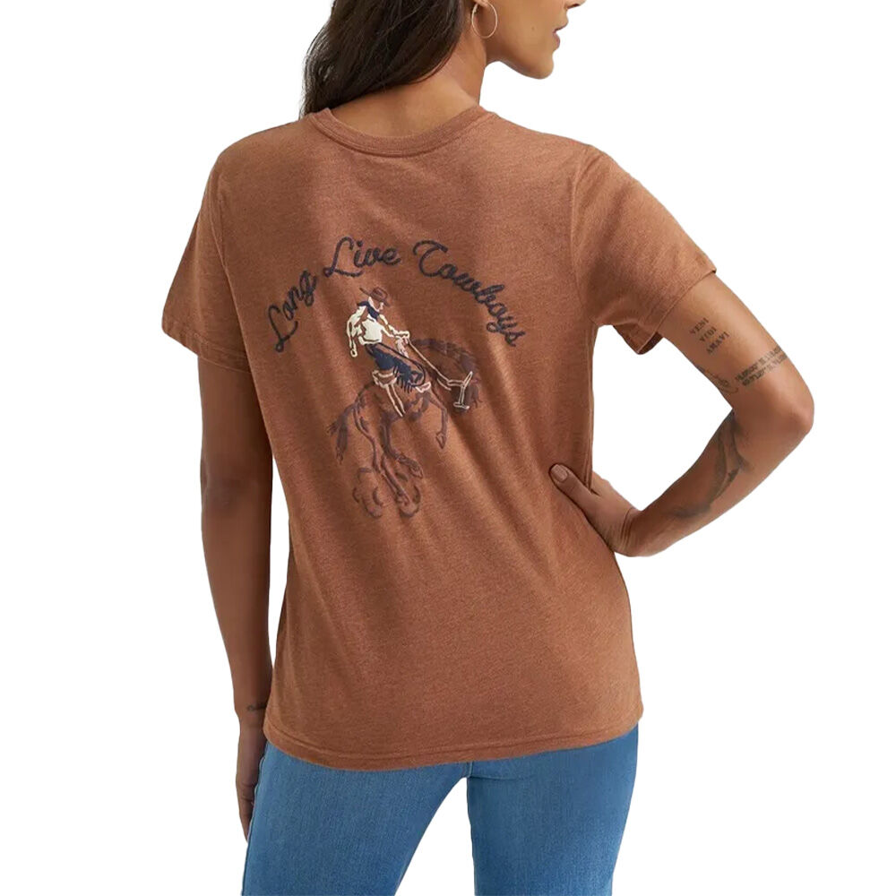 image of Women's Bucking Bronco Graphic Short Sleeve T-Shirt