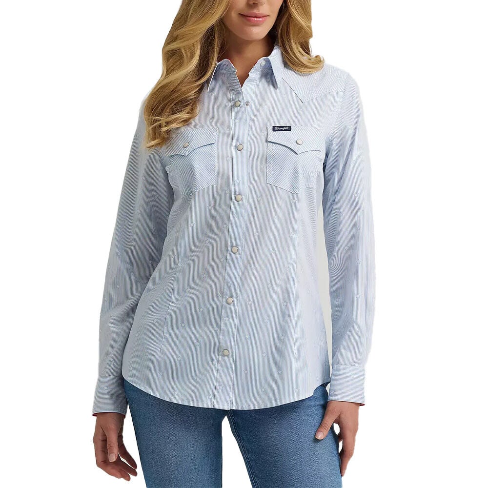 image of Women's Olivia Long Sleeve Snap Shirt