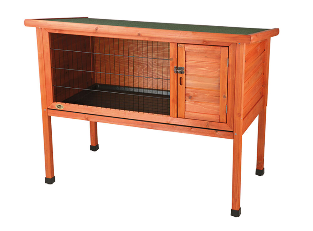 image of Natura Large 1-Story Hinged Roof Rabbit Hutch